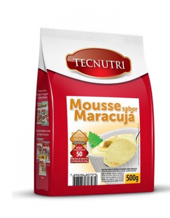 Mistura p/ Mousse 500g Sabor Maracujá - Tecnutri