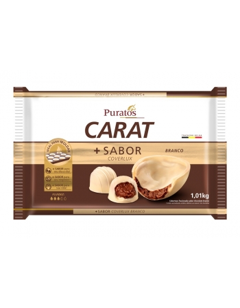 Chocolate Carat Coverlux Barra Branco 1,01kg - Puratos