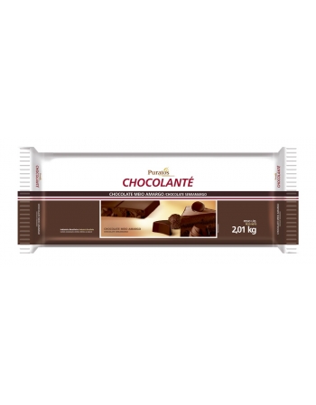 Chocolate Chocolanté 1/2 Amargo Barra 2,01kg - Puratos