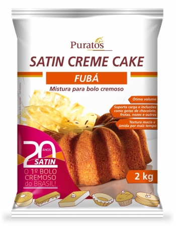 Mistura Cake Satin Fubá 2kg - Puratos