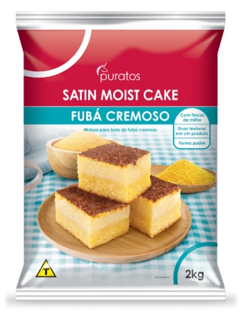 Mistura Cake Satin Fubá Cremoso 2kg - Puratos