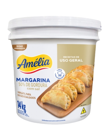 Margarina Uso Geral 50% Com Sal 15kg Amélia - Vigor