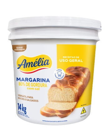 Margarina Uso Geral 80% Com Sal 15kg Amélia - Vigor