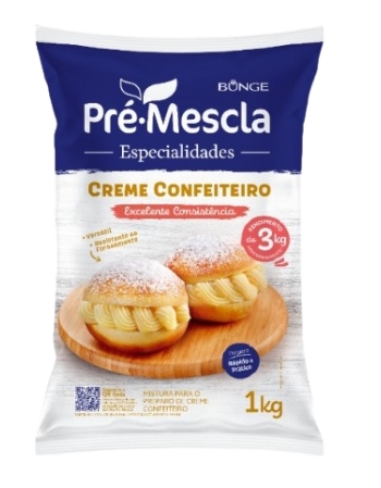 Pré Mistura Para Creme Confeiteiro 1,05kg - Bunge