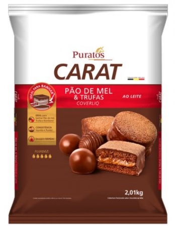 Chocolate Carat Coverlux Gotas Pão de Mel 2,1kg - Puratos