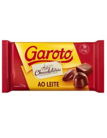 Chocolate Ao Leite 2,1kg Barra - Garoto