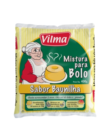 Mistura Para Bolo 5kg Sabor Baunilha - Vilma