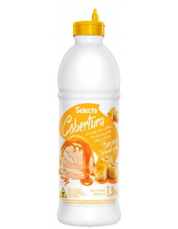 Cobertura Sorvete Selecta Banana Caramelada 1,3kg - Duas Rodas