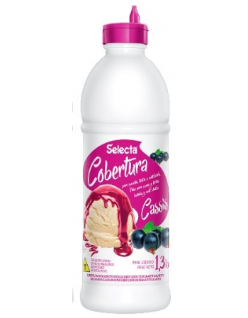 Cobertura p/ Sorvete Selecta Cassis 1,3kg - Duas Rodas