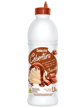 Cobertura p/ Sorvete Selecta Chocolate 1,3kg - Duas Rodas