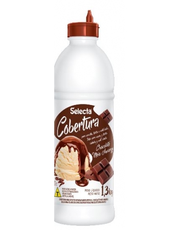 Cobertura Sorvete Selecta Choc. 1/2 Amargo 1,3kg - 2 Rodas