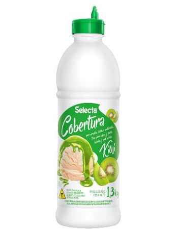 Cobertura p/ Sorvete Selecta Kiwi 1,3kg - Duas Rodas