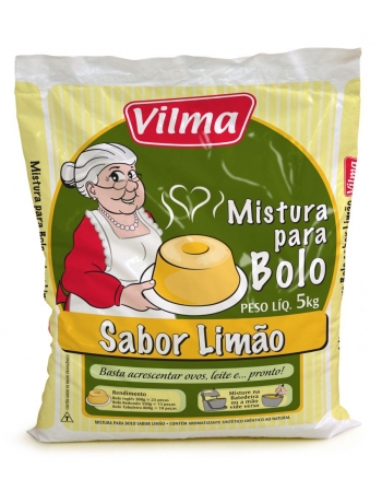 Mistura Para Bolo 5kg Sabor Limão - Vilma