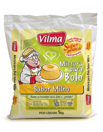 Mistura Para Bolo 5kg Sabor Milho - Vilma