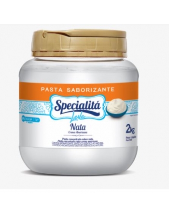 Pasta Saborizante Zero Specialitá Nata 2kg - Duas Rodas