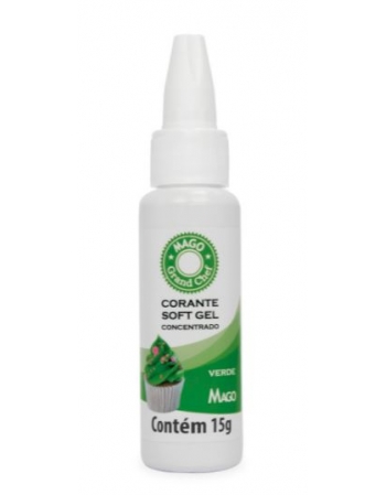 CORANTE SOFT GEL MAGO 15 GR VERDE