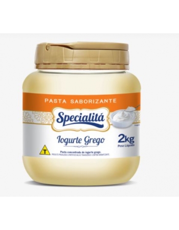 Pasta Saborizante Specialitá Iogurte Grego 2kg Duas Rodas