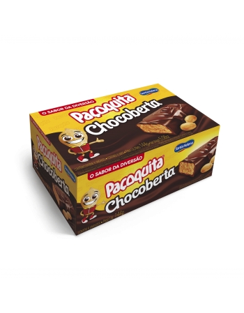 Paçoca Paçoquita Coberta c/ Chocolate 144gr