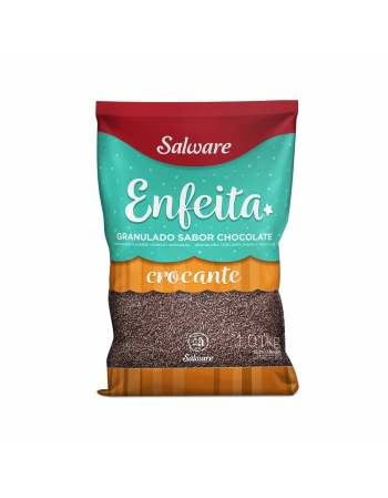 Granulado Crocante Chocolate Salware Enfeita 1,01kg