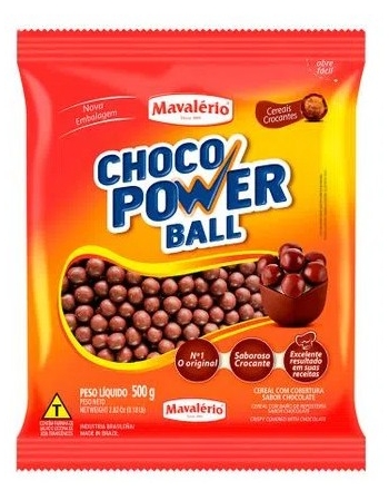 Cereal Ball Choco Power Preto 500g Grande