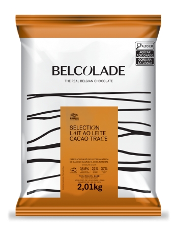 Chocolate Belga Ao Leite Belcolade Lait 2,01kg Puratos