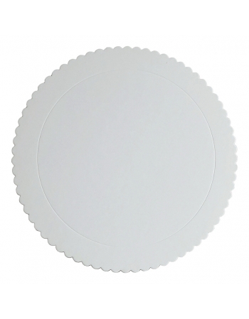 Cake Board Base Bolo Laminada Redonda 15cm Silver Cheff