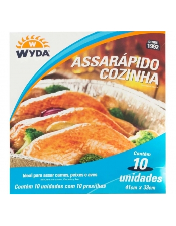 AssaRapido Cozinha Frango Carnes Peixes Forno Wyda 10un