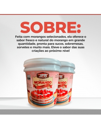 Preparado de Frutas Polpa de Morango 4,1kg - JEB