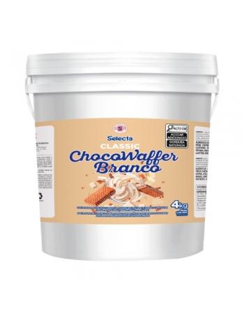 Recheio Selecta Classic Chocolate Branco Com Wafer 4kg