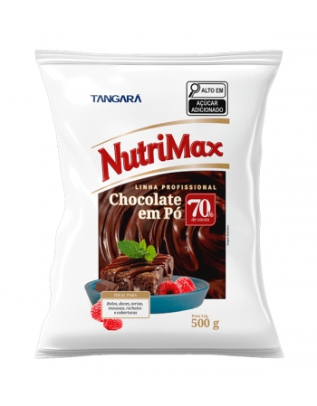 Chocolate em Pó 70% Cacau 500gr Nutrimax