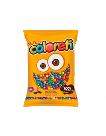 Mini Pastilha Confeitada Coloreti Sortido 300g