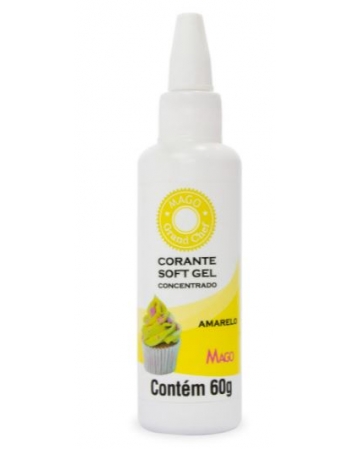 Corante Softgel Amarelo 60g - Mago