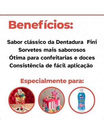 Cobertura Calda Sorvete Taça Fini Dentadura 1kg