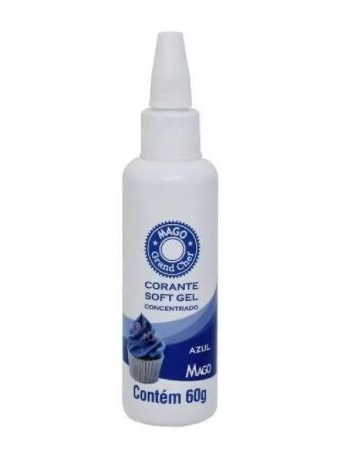 Corante Softgel Azul 60g - Mago