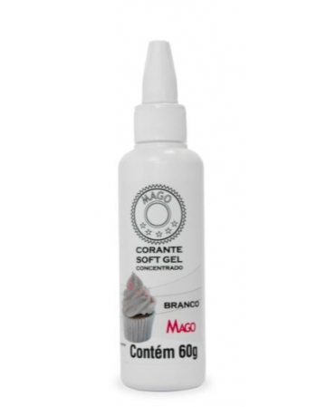 Corante Softgel Branco 60g - Mago