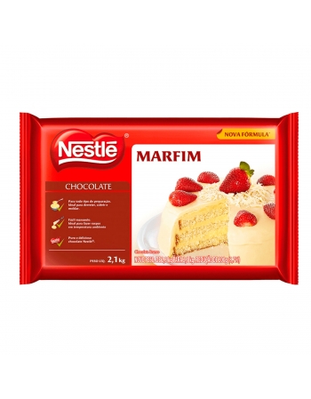 Chocolate Branco Marfim Barra Nestlé 2,1kg