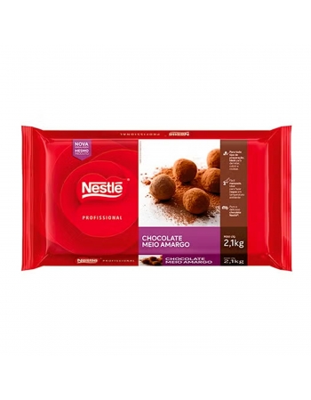 Chocolate Meio Amargo Barra Nestlé 2,1kg