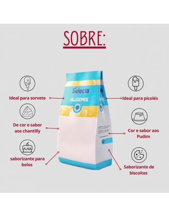 Saborizante Pó Algemix Chocolate Suiço 800g - Duas Rodas