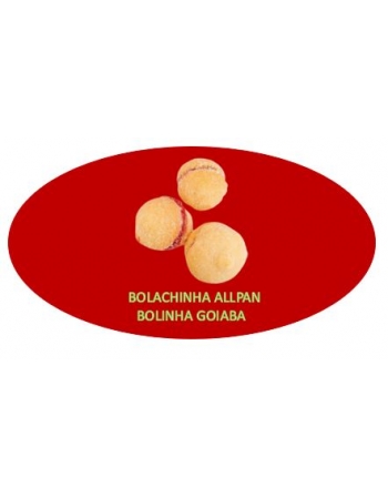 Bolachinha Petit Four Bolinha Com Goiabada 2Kg Allpan