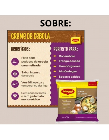 CREME CEBOLA MAGGI 1KG