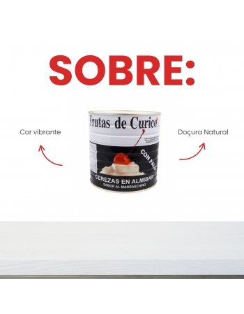 Cereja Marrasquino Com Cabo 1,65kg - Curicó