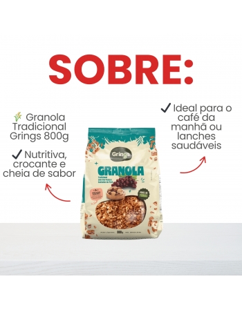 Granola Tradicional Grings 800g