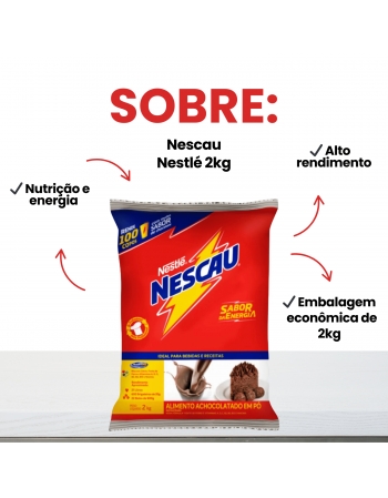 Nescau Achocolatado em Pó Nestlé Chocolate 2,01kg