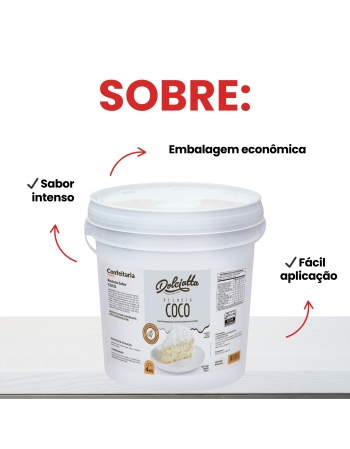 Recheio Pronto Coco Dolciatta 4kg