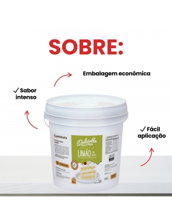 Recheio Pronto Limao Dolciatta 4kg