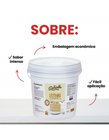 Geleia Brilho Leitinho Dolciatta 4kg