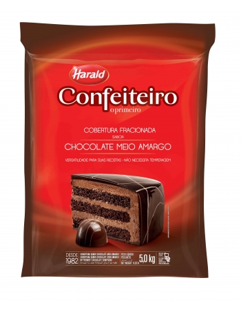 Chocolate Frac. Confeiteiro 1/2 Amargo 5kg - Harald