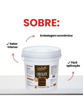 Recheio Pronto Chocolate Dolciatta 4kg