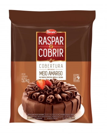 Chocolate Frac. Raspar e Cobrir 1/2 Amargo 5kg - Harald