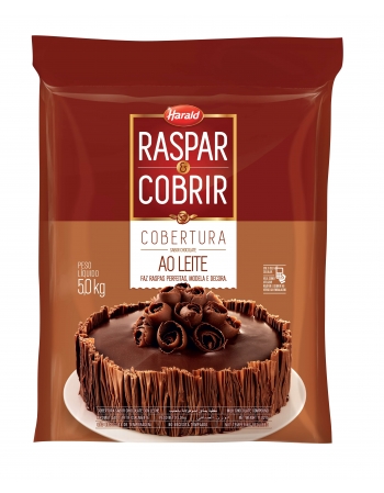Chocolate Frac. Raspar e Cobrir Ao Leite 5kg - Harald